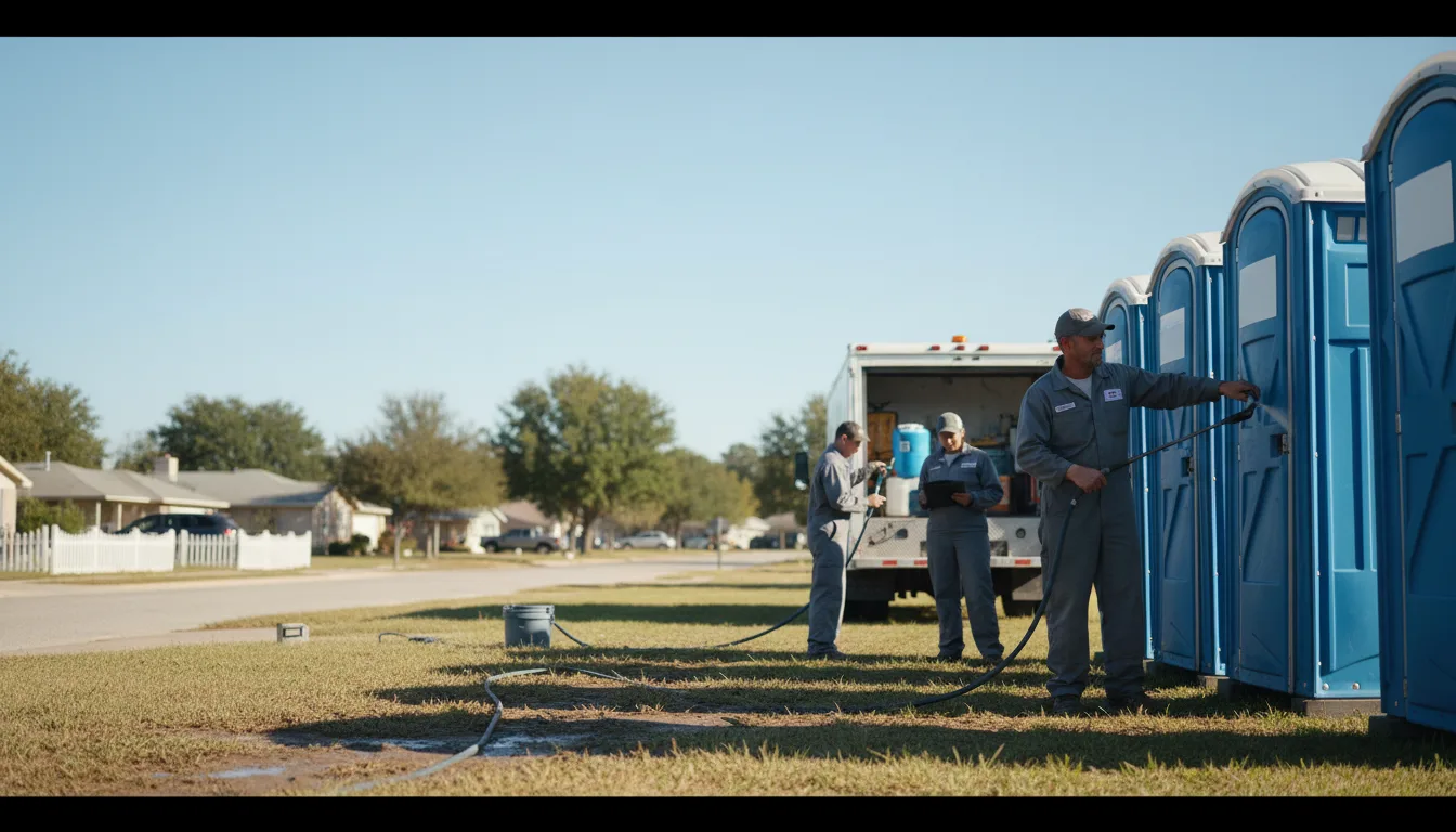 Long-Term Portable Toilet Rental in Highfalls, NC near me